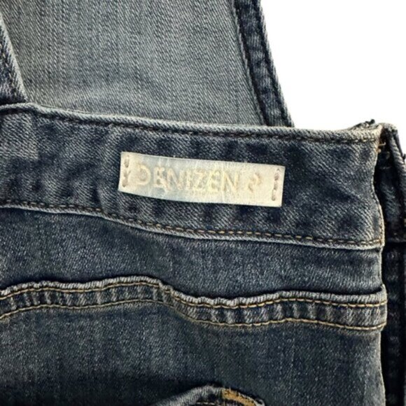 Levi’s | Denizen Blue Overall Shorts Women’s Size Small - Picture 5 of 11